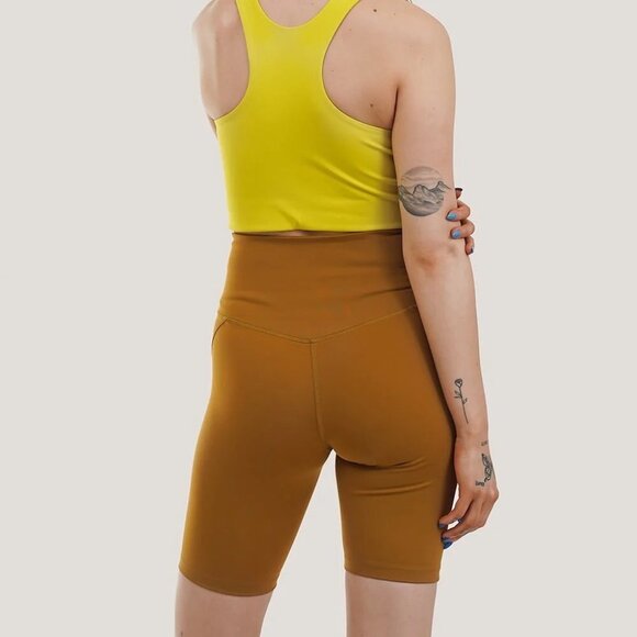 GIRLFRIEND Collective Saddle High Rise Bike Short - Picture 4 of 7